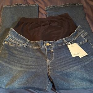 Women's maternity Blue Jeans